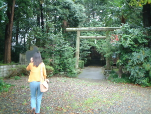 那須国造碑（笠石神社）１